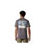 T-shirt Motif/style Imprimé Au Dos Kwick Hike Homme Noir Graphite Columbia-3