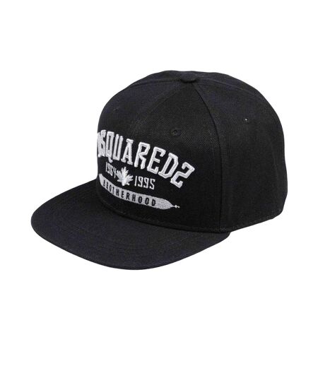 Casquette Motif/style Logo Noir Blanc DSquared2
