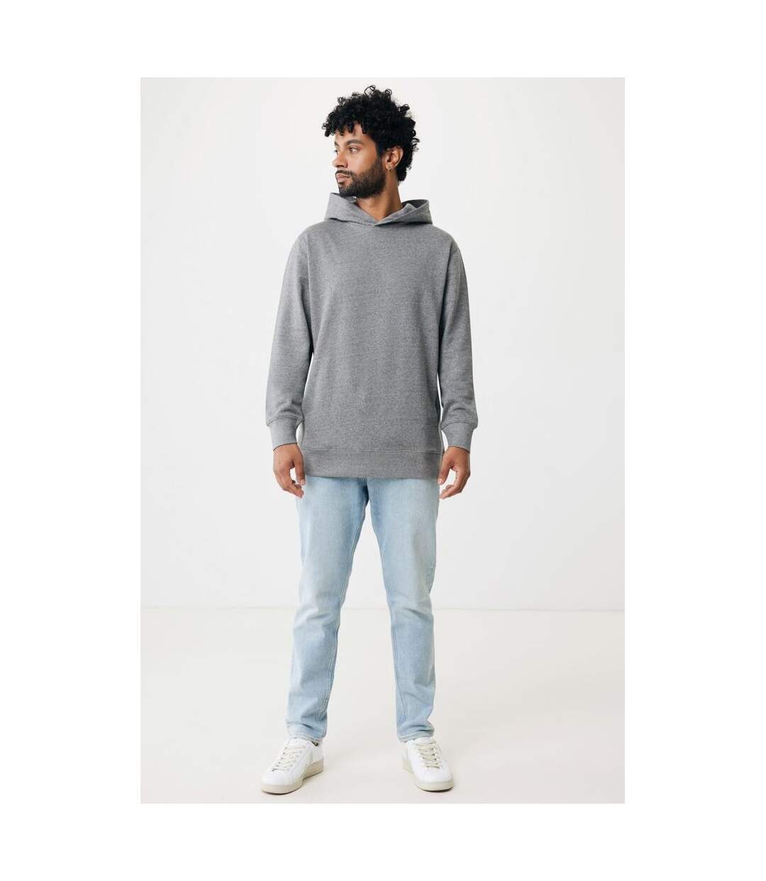 Unisex Adult Yengo Recycled Cotton Side Pocket Hoodie Red Iqoniq-3