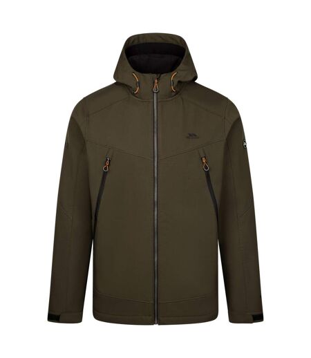 Mens hubbard soft shell jacket dark vine Trespass