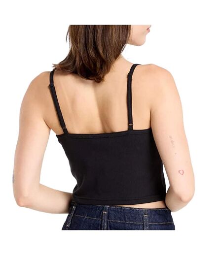 Débardeur noir femme calvin klein jeans a- woven