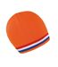 Bonnet National Adulte Orange Rouge Blanc Result Winter Essentials-2