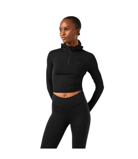 Sweat À Capuche Femme Noir USA Pro