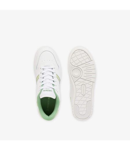 Baskets T-clip Femme Blanc Vert Lacoste