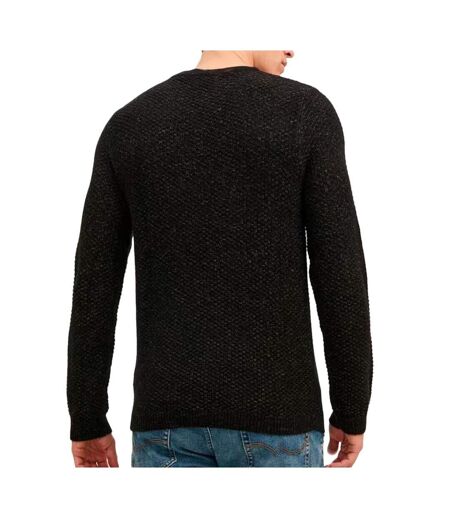 Pull noir chiné homme jack and jones damian - xs