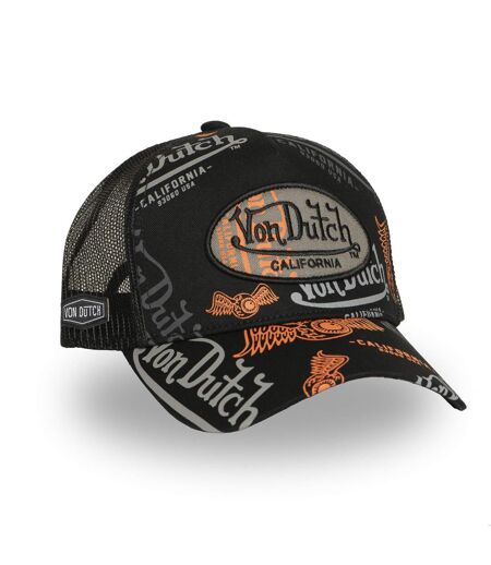 Casquette trucker  avec print all over et badge brodé Vondutch