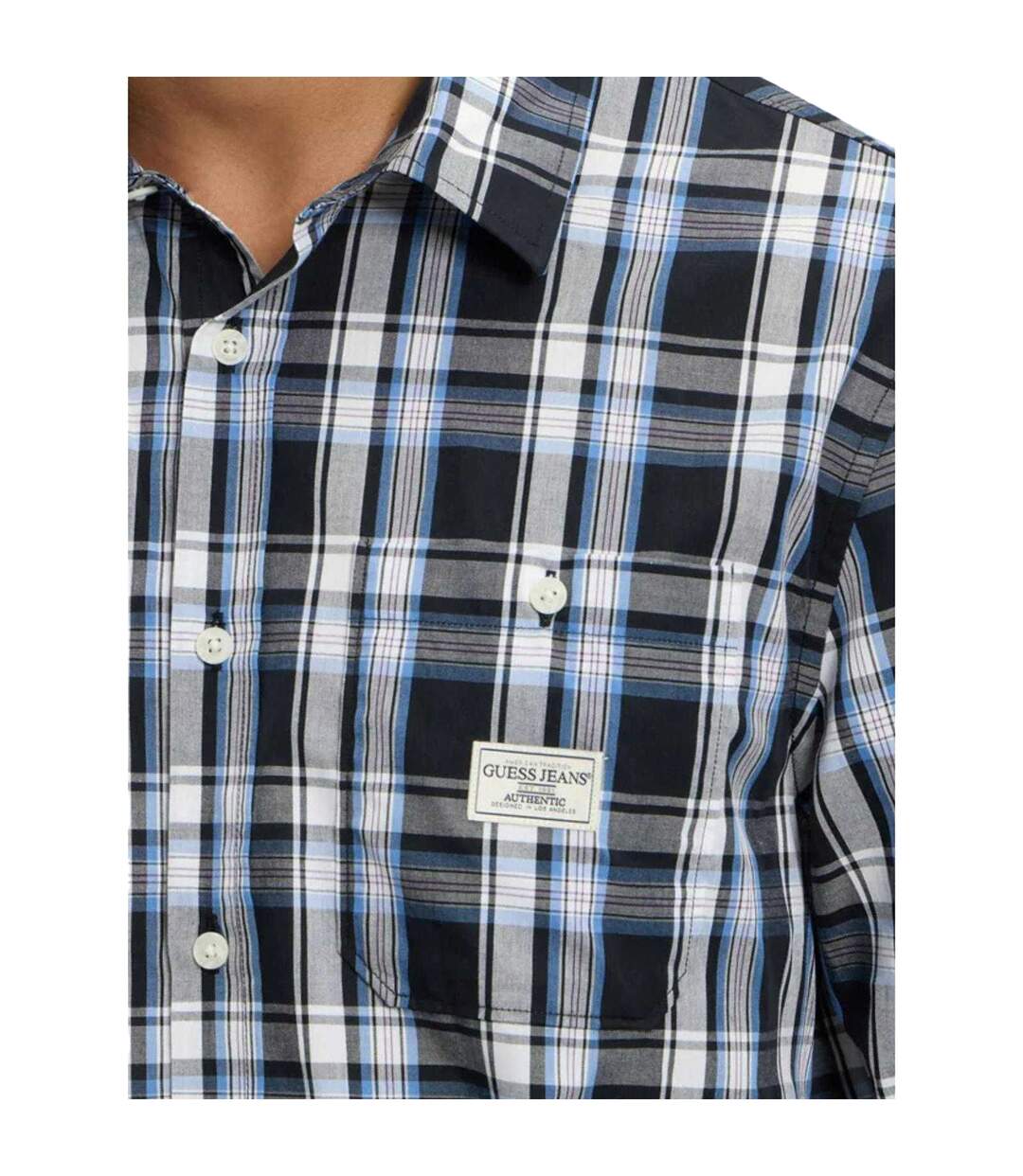 Chemise Motif/style Logo Brodé Homme Océan Guess-4