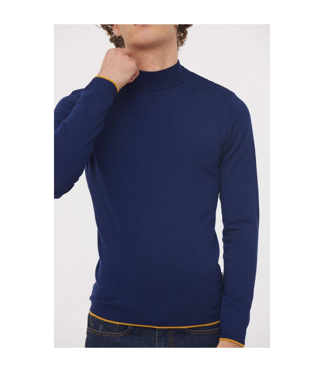 Pull manches longues viscose slim COLEO