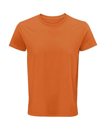 Mens crusader organic t-shirt orange SOLS