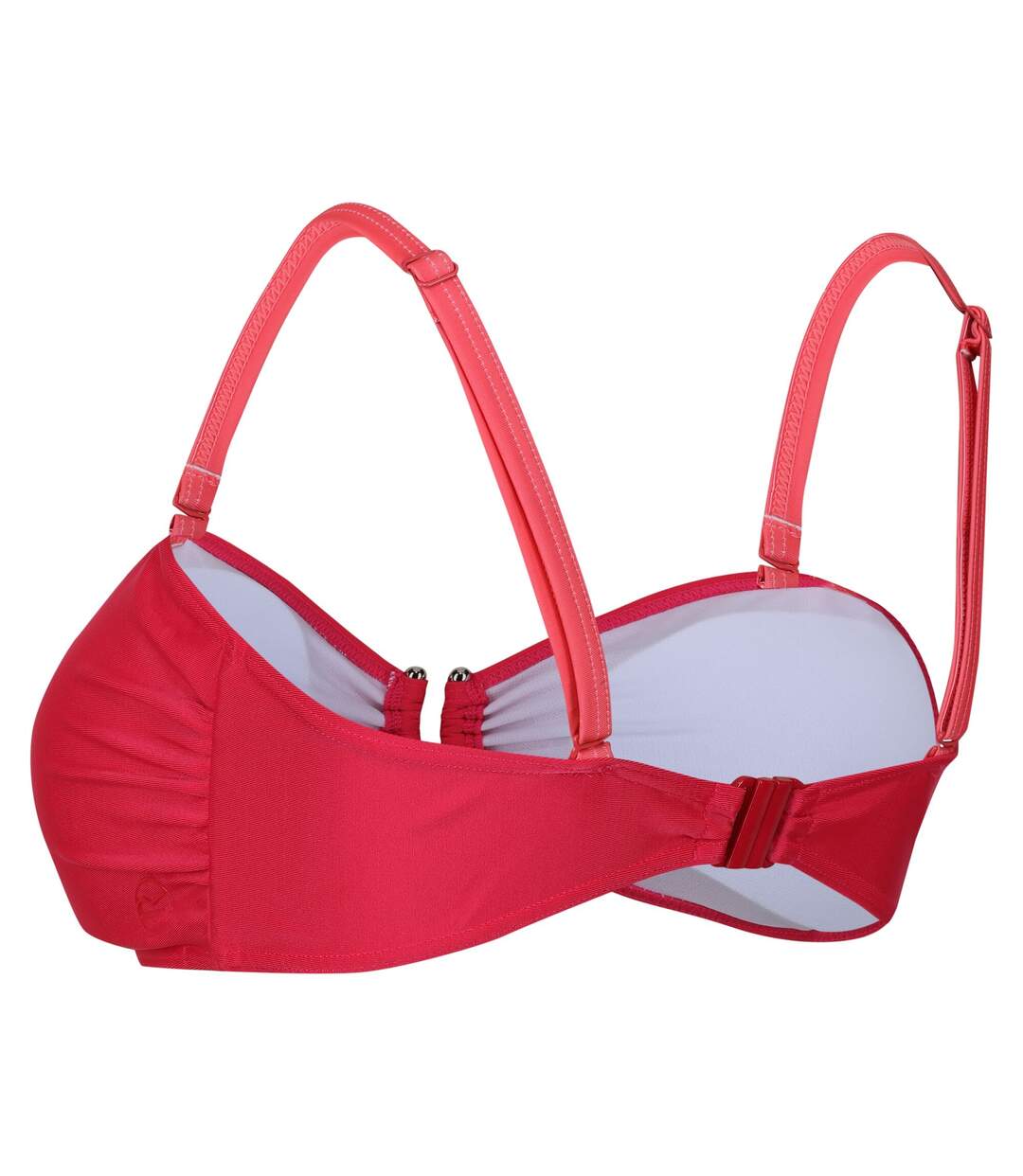 Haut de maillot de bain aceana femme rose / pêche foncé Regatta-4