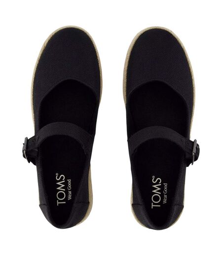 Womens/ladies Carolina Mary Janes Black Toms