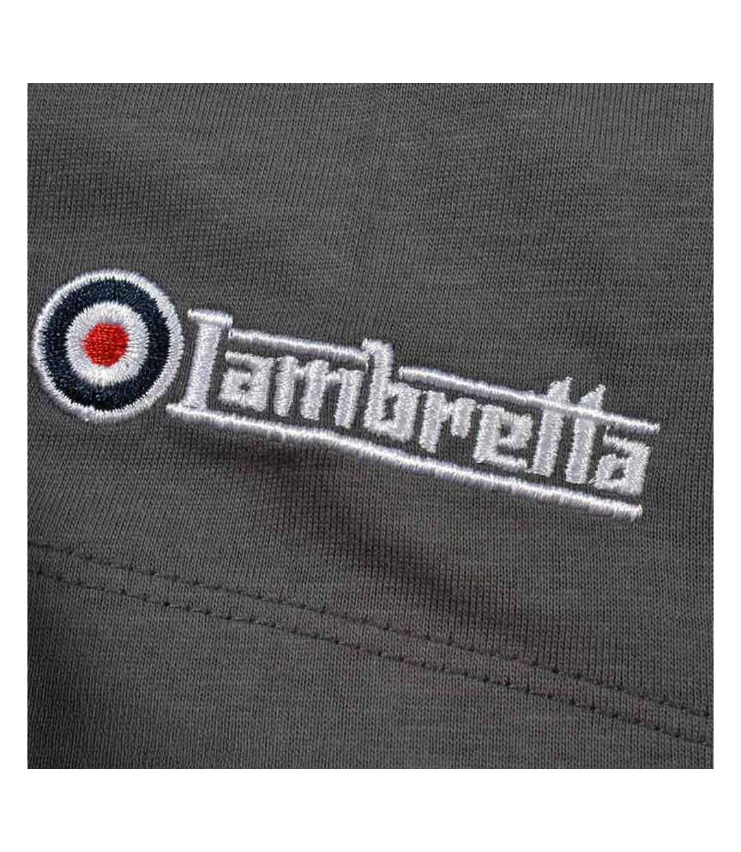 Mens Racing Stripe T-shirt Iron Lambretta-3
