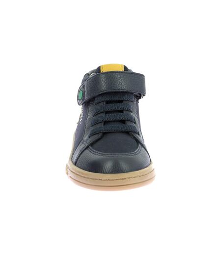 Basket Montante Cuir Enfant Kickers Tackstari