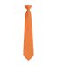 Premier Unisex Adult Colours Fashion Plain Clip-On Tie (Orange) (One Size)