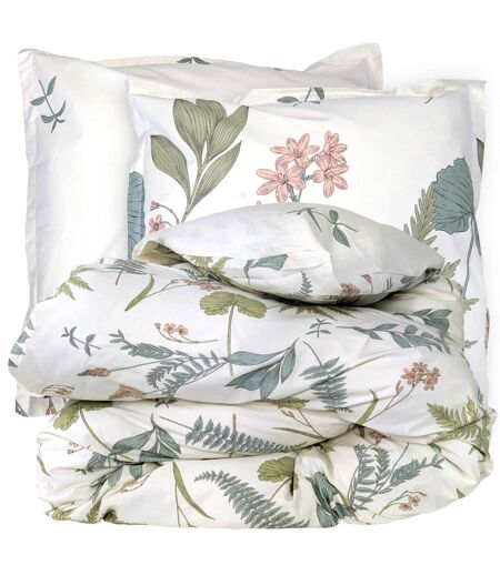 Parure de lit percale de coton FÉÉRIE Taie 65x65 cm