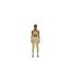 Legging 7/8 Femme Beige Adidas-1