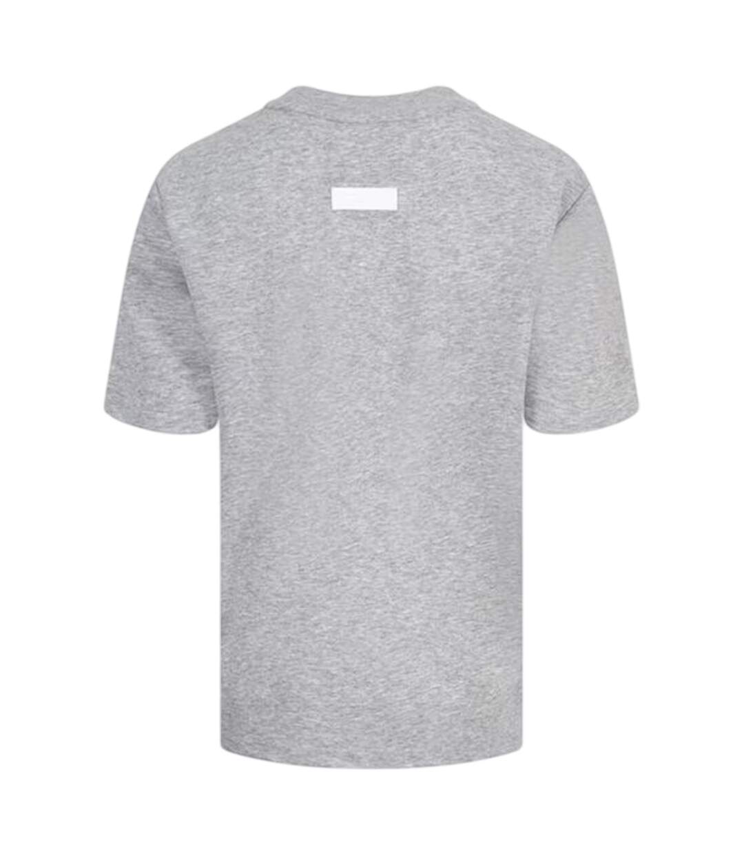 T-shirt Femme Gris Chiné Chiné Blank Essentials-2