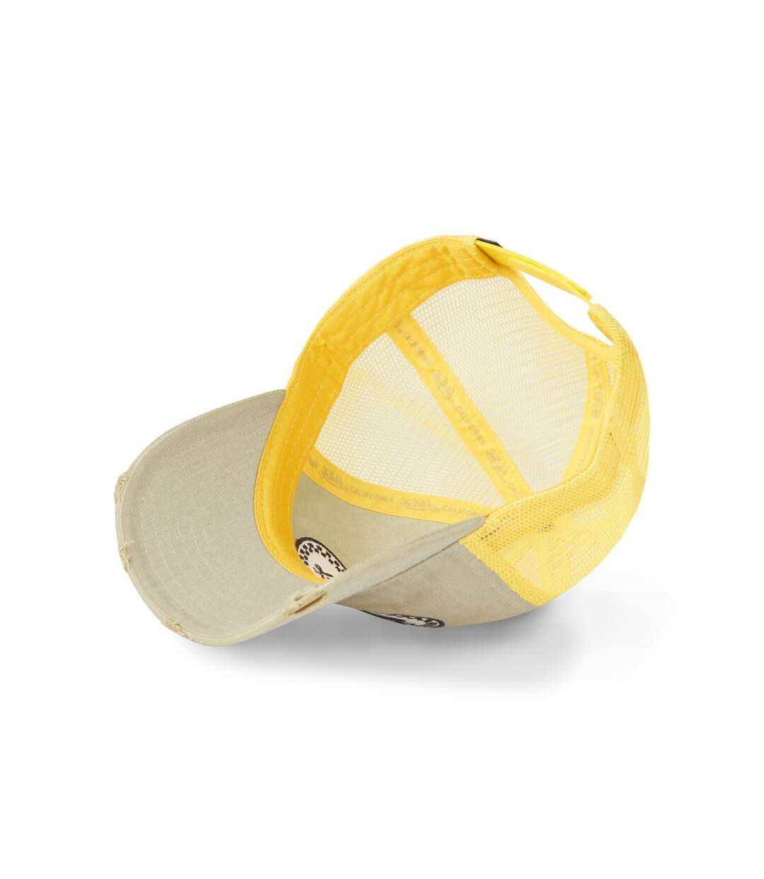 Casquette baseball avec filet effet usé et écusson Mac California Vondutch-5