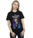 Disney Femme/Les femmes Artemis Fowl Book Cover Cotton Boyfriend T-Shirt (Noir) - UTBI10668-2
