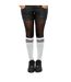 Chaussettes College Femme Blanc Noir Urban Classics-2