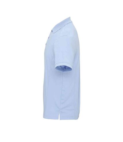 Polo coolchecker homme bleu clair Premier