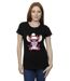 Disney T-shirt en coton Femmes/Ladies Lilo & Stitch Angel Reindeer (Noir) - UTBI26051-2