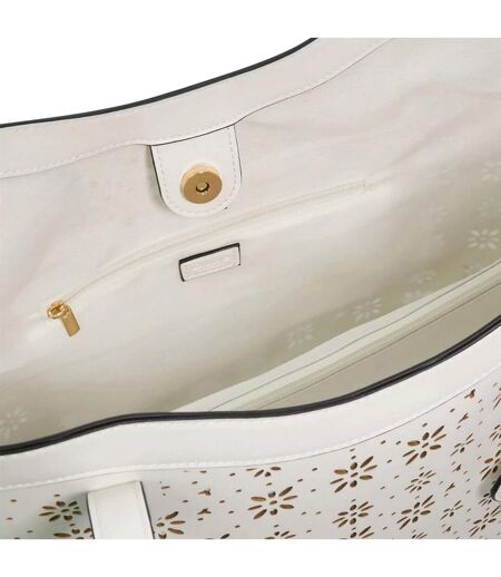 Womens/ladies Daizies Tote Bag One Size White Dune London
