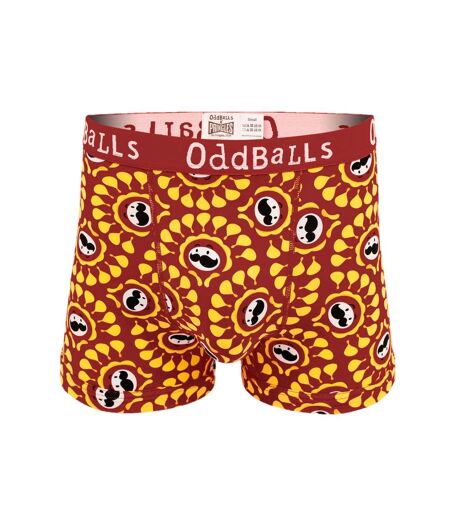 Boxer bbq homme rouge / jaune OddBalls