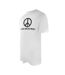 Mens Peace Symbol T-shirt White Love Moschino-3