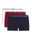 X3 boxers bordeaux/blanc/marine homme tommy hilfiger um0um03181-1