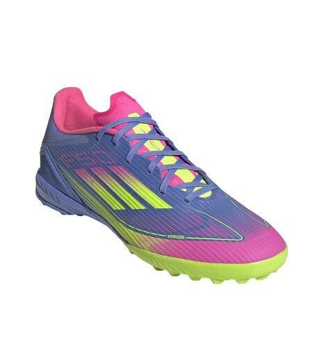 Mens F50 League Striped Football Boots Blue Lemon Adidas