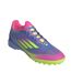 Mens F50 League Striped Football Boots Blue Lemon Adidas-1