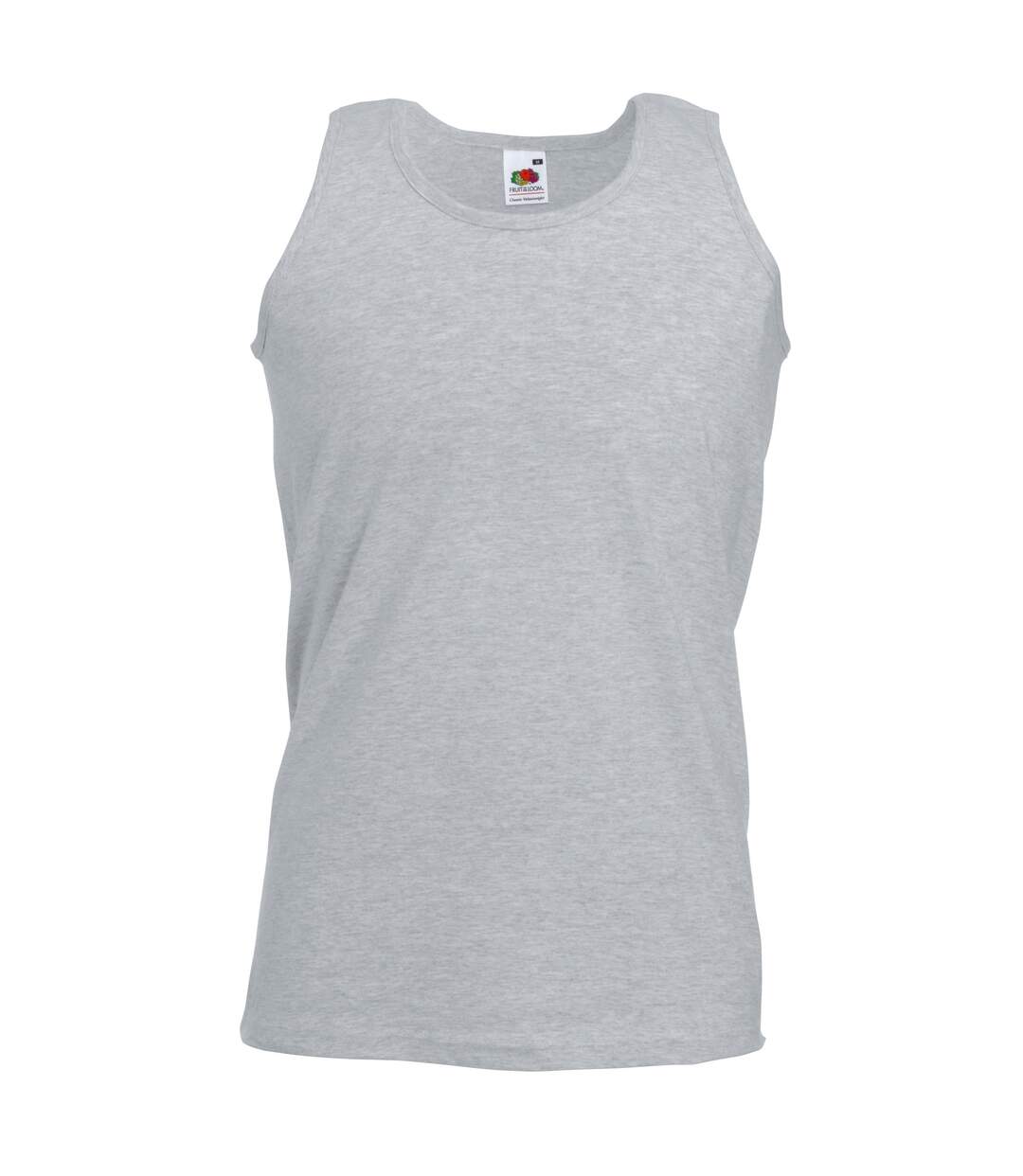 Fruit Of The Loom Mens Athletic Sleeveless Vest/Tank Top (Heather Gray)