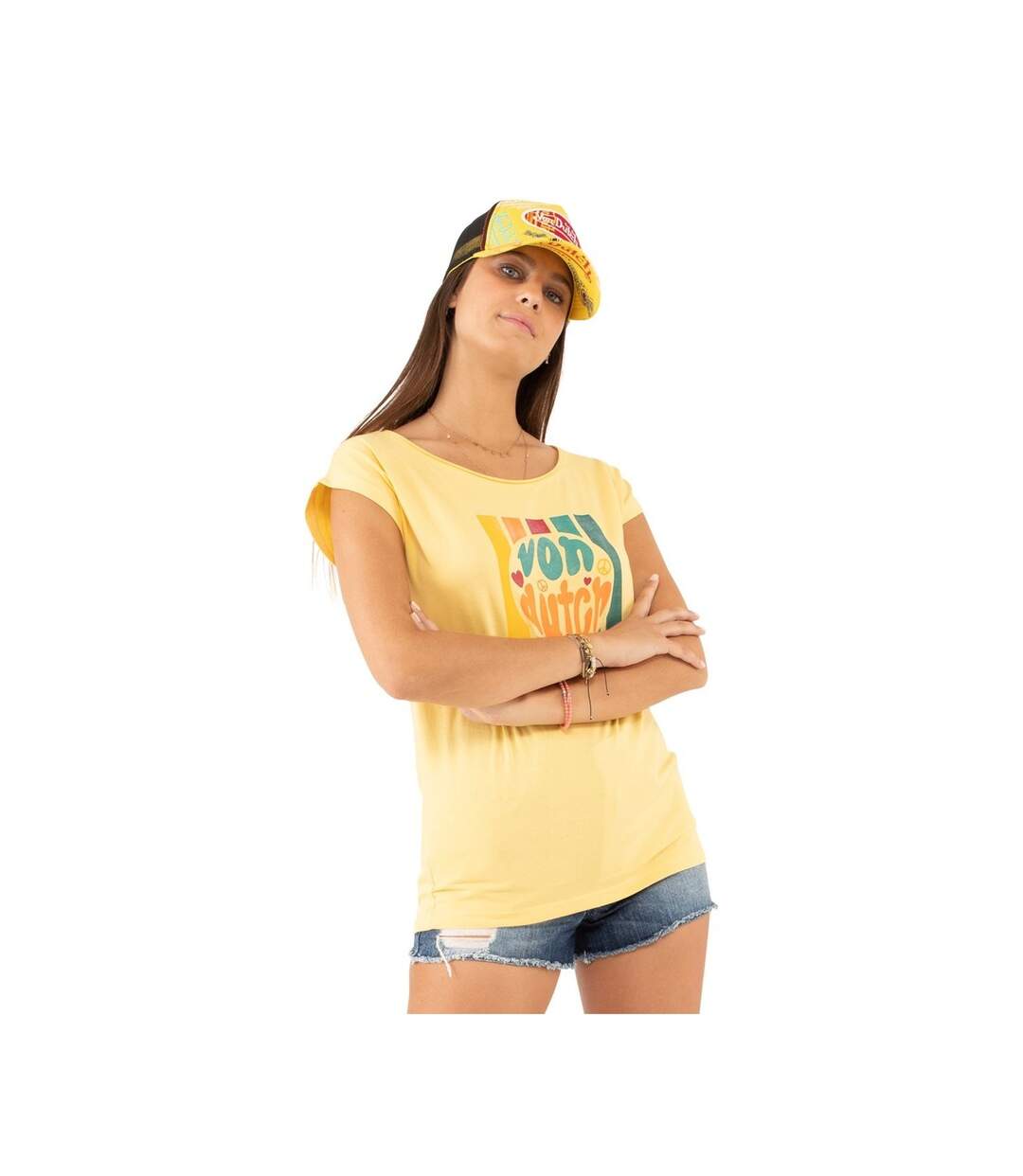 T-shirt femme en coton Nowar Vondutch-4