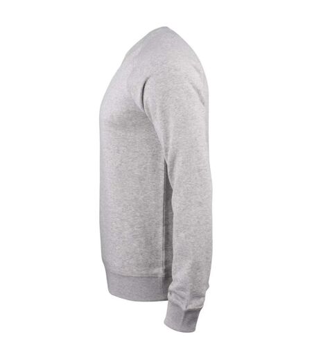 Sweat Premium Adulte Gris Chiné Clique