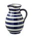 Pichet en Céramique Granada Rayure 1,6L Bleu Cobalt-1