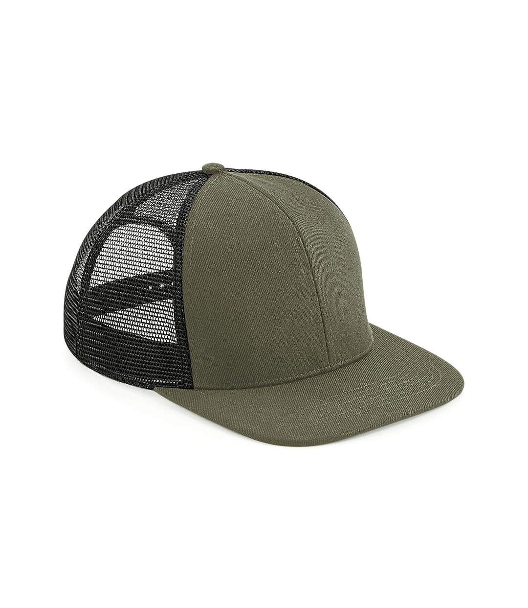 Casquette trucker original adulte vert kaki / noir Beechfield