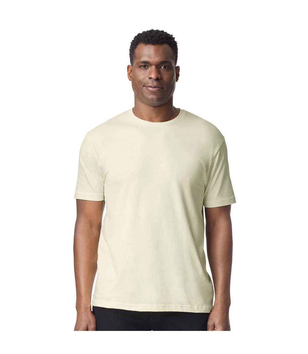 T-shirt Adulte Blanc Cassé Gildan-1