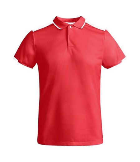 Polo tamil homme rouge / blanc Roly