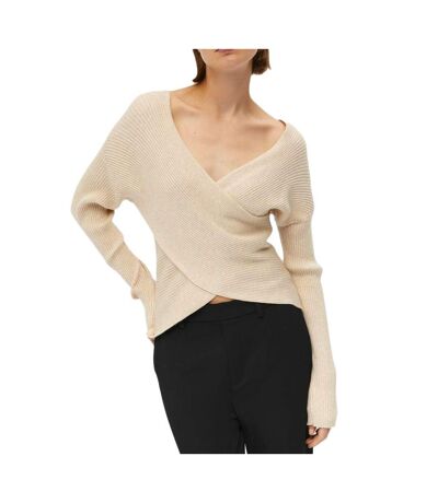 Pull Beige Femme Object Pinja - L