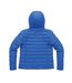 Mens snow bird hooded jacket ocean blue/lime Result Urban