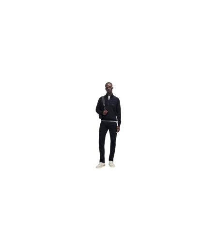 Mens Kanobix Quarter Zip Jumper Dark Blue Boss