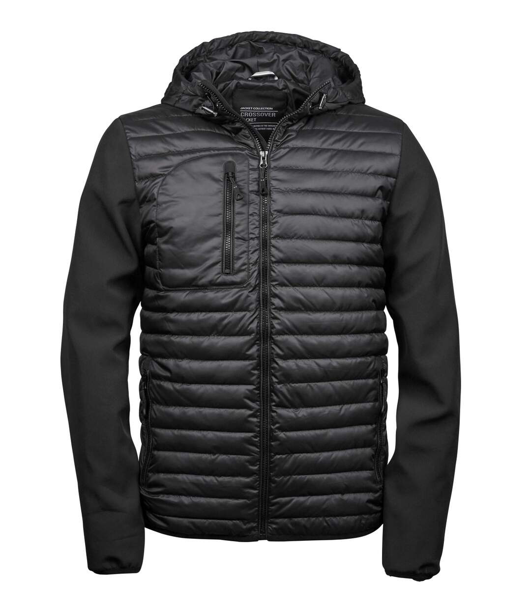 Doudoune imperméable à capuche - anorak pour homme - 9628 - noir