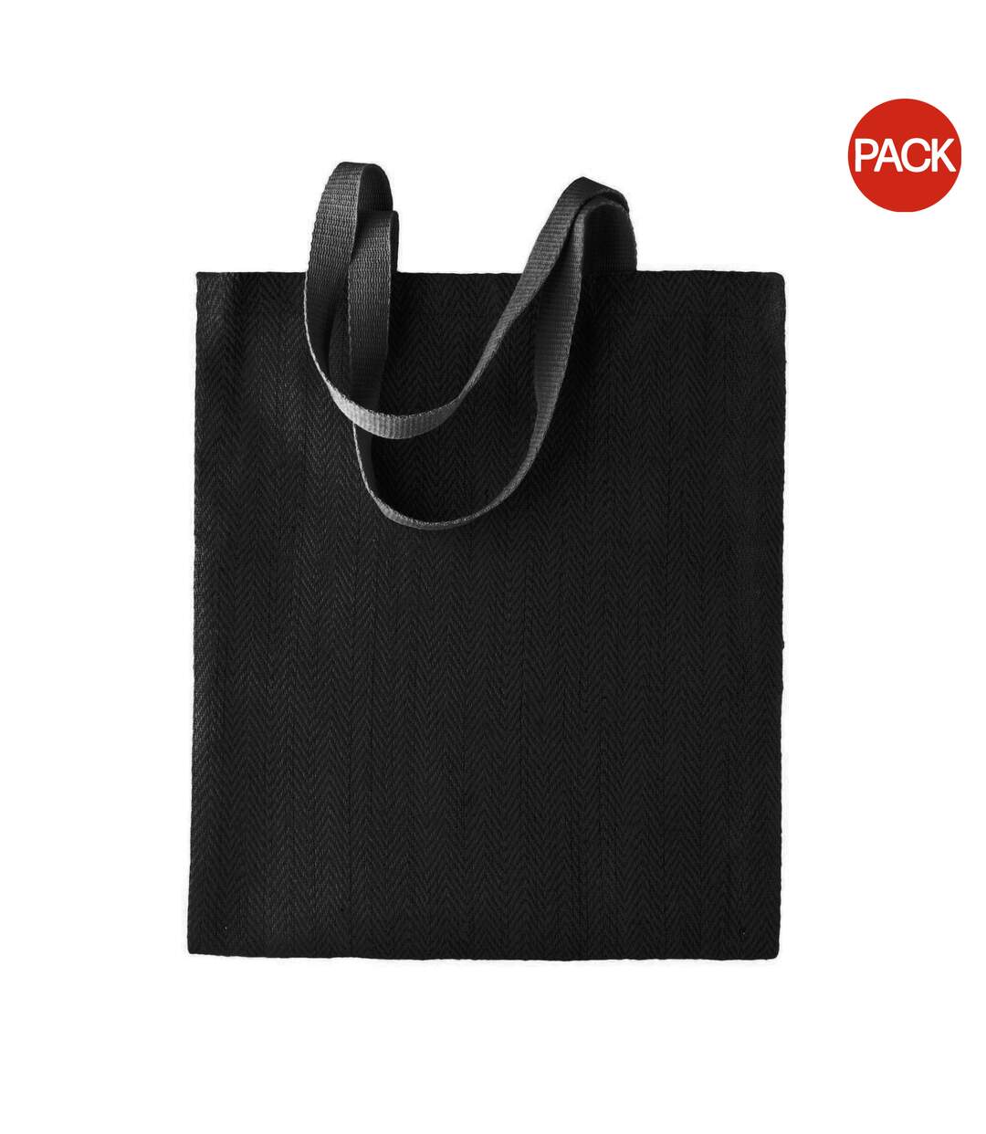 Lot de 2  Sac en jute femme taille unique noir Kimood-1