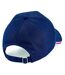 Casquette Authentic Unisexe Bleu Marine Rouge Blanc Beechfield-2