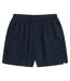 Womens/ladies nova linen shorts navy Animal-1