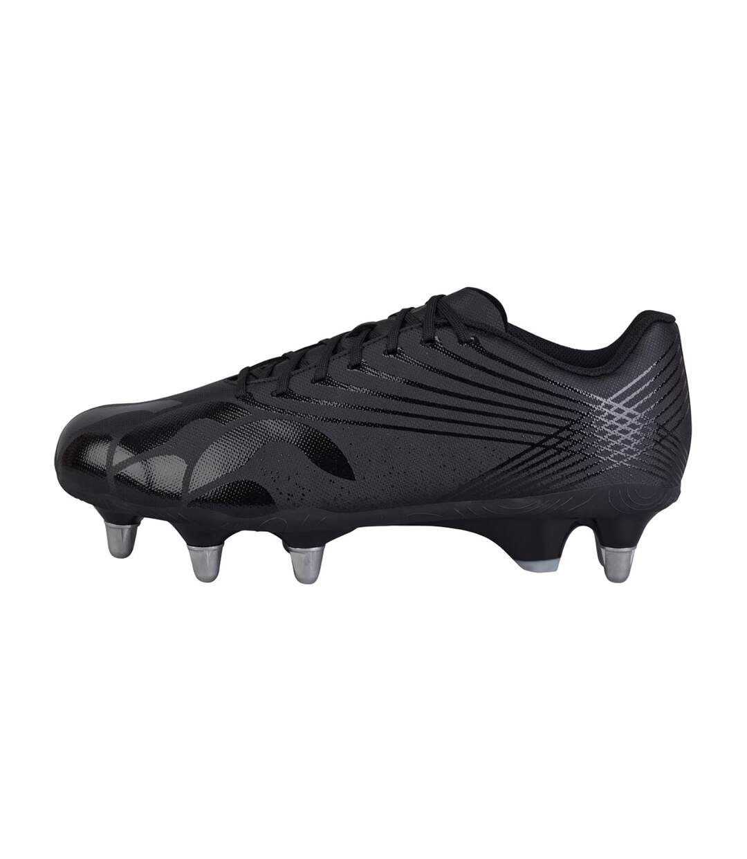 Chaussures de rugby pour terrain mou stampede team homme noir / argenté Canterbury-2