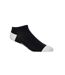 Pack of 5  Mens vitalblack trainer socks  black Crosshatch