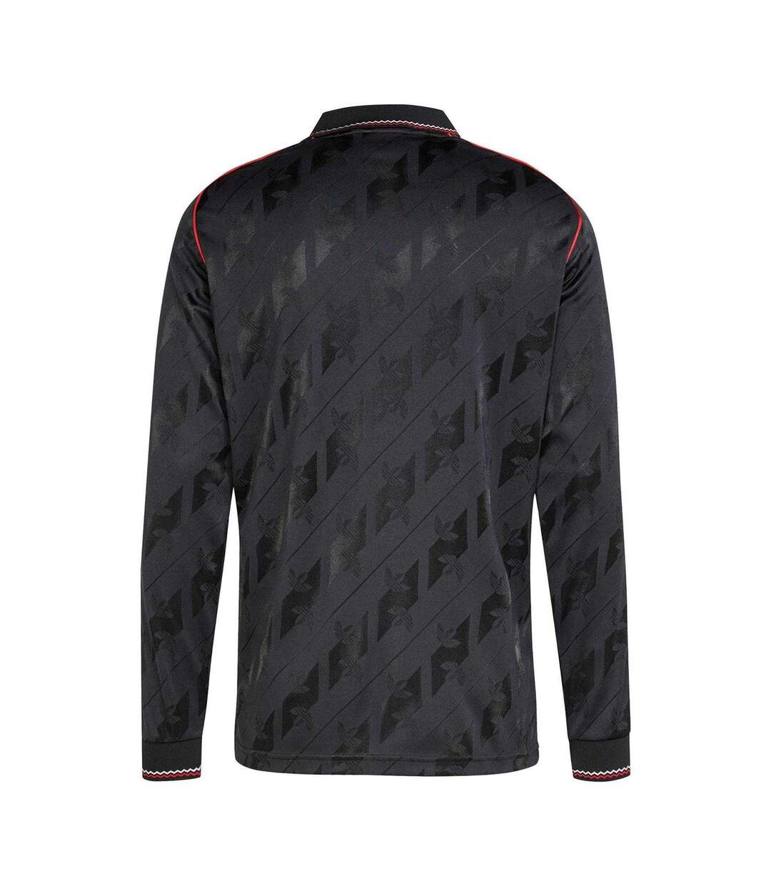 Maillot Manches Longues Motif/style Manchester United Fc Homme Noir Adidas-3