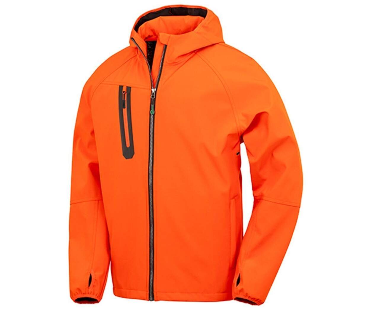 Veste softshell - R909X - orange et bleu marine-1